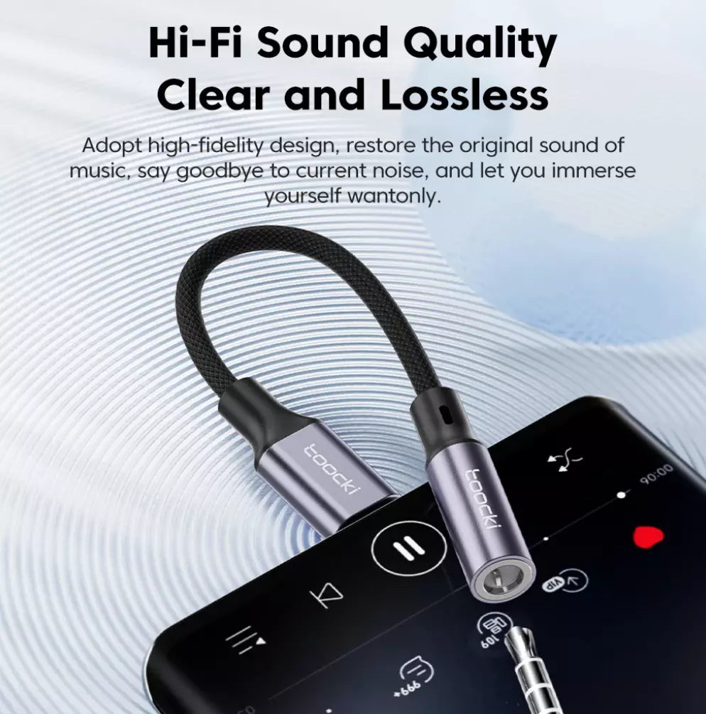 USB-C Audio Adapter 3,5mm Aux Klinke Kopfhörer Buchse Kabel für Samsung iPhone 15