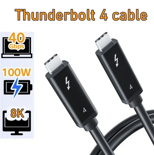 USB-C Kabel 40 Gbit/s 100W 5A⚡Typ-C Datenkabel Video für Macbook Thunderbolt 3/4