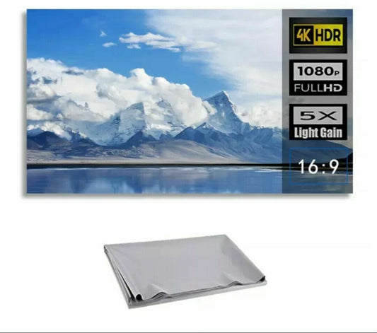 ALR Beamer Leinwandtuch hoch-Kontrast Projektorleinwand ultra high Gain Screen 120" Zoll