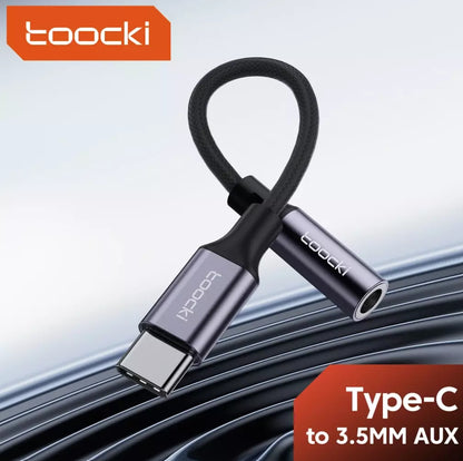 USB-C Audio Adapter 3,5mm Aux Klinke Kopfhörer Buchse Kabel für Samsung iPhone 15